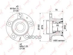 ������� ������ | ��� ����/��� | Fiat Ducato 06- / Peugeot Boxer 06- / Citroen Relay / Jumper 06- [+ABS] LYNXauto ���. WH1136 WH1136 ����
