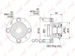 ������� ������ | ��� ����/��� | Kia Spectra / Sephia II / Shuma II / Mentor II 00- [+ABS] LYNXauto ���. WH1213 WH1213 ����