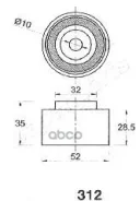 ���������� ����� ��� Mazda 323 F V (BA) 1.8 16V Japanparts ���. BE312 BE312 ����