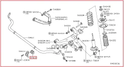 ������ ������������� | ����� | Infiniti QX56 JA60 2008- Nissan ���. 54613ZV50A 54613ZV50A ����
