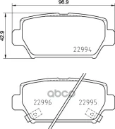 ������� ��������� �������� | ��� | Mitsubishi/Mitsubishi (GAC) Eclipse Cross (GK_)/Eclipse Cross Nisshinbo ���. NP3038 NP3038 ����
