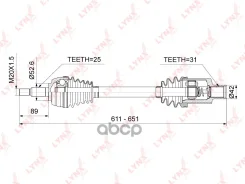 ������ � ����� | ����� ����| Renault Duster 1.6/2.0 11- / AWD MT / = FR RH LYNXauto ���. CD1022 CD1022 ����