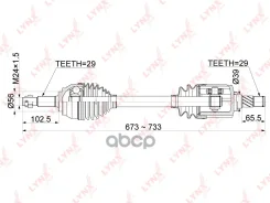 ������ � ����� | ����� ��� | Nissan Murano (Z50) 3.5 04- / 4WD/2WD / = FR LH LYNXauto ���. CD1104 CD1104 ����