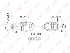 ������ � ����� | ����� ����/��� | Toyota Fortuner / Hilux (_N5_, KUN15, 25) 05- / = FR LH=RH LYNXauto ���. CD1156 CD1156 ����