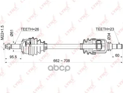 ������ � ����� | ����� ��� | Toyota Corolla (_E15_) 1.33-1.6 07- / AT / = FR LH LYNXauto ���. CD1152 CD1152 ����