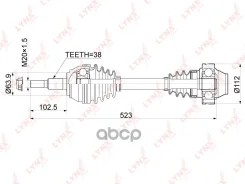 ������ � ����� | ����� ����/��� | VW Touareg 2.5 R5 TDI 03- / 6MT/6AT / = FR LH=RH LYNXauto ���. CD1167 CD1167 ����