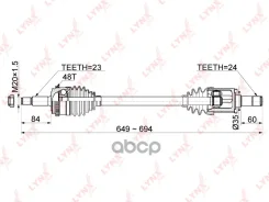 ������ � ����� | ����� ��� | LADA Vesta GFL LADA Vesta (16-) (��� ���) (FR LH) LYNXauto ���. CD1180A CD1180A ����