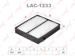 ������ ������ Mercedes-Benz M-Class W163 (97-05) LYNXauto ���. LAC1233 LYNXauto LAC1233 ����