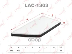 ������ ������ Peugeot 206/206+ 98- LYNXauto ���. LAC1303 LYNXauto LAC1303 ����
