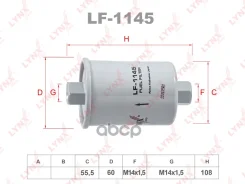 ������ ��������� LAND Rover Freelander I 1.8 98, Toyota Cressida 2.0 82-85, OPEL Speedster 2.0 02-06 LYNXauto ���. LF1145 LYNXauto LF1145 ����