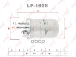 ������ ��������� FORD Focus I 1.8D 98-04 / Fiesta IV 1.8D 00 / Transit Connect 1.8D 02-13 LYNXauto ���. LF1606 LYNXauto LF1606 ����