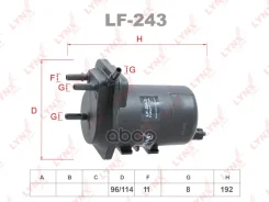 ������ ��������� Nissan Note E11 05-13 1.5 dCi LYNXauto ���. LF243 LYNXauto LF243 ����