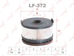 ������ ��������� (��������) Mercedes-BENZ C-class W205 200d 18 LYNXauto ���. LF372 LF372 ����