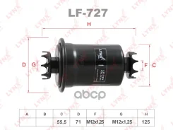 ������ ��������� Hyundai Sonata Y2 / Y3 2.0-3.0 88-98 LYNXauto ���. LF727 LF727 ����