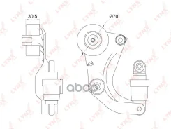 ���������� ������������� ����� Honda R16A/R18A Civic VIII (FD_) 1.6/1.8 05-07 LYNXauto ���. PT3179 PT3179 ����