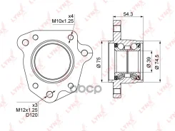 ������� ������ | ��� ���� | Honda CR-V (RD1, RD2) 95-02 Japan (-1103675) LYNXauto ���. WB1012 WB1012 ����