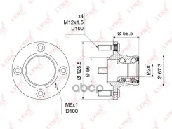 ������� ������ | ��� ����/��� | Mitsubishi Lancer (CB_A, CK_A) 91-00 / Carisma (DA_) 95-06 LYNXauto ���. WH1223 WH1223 ����