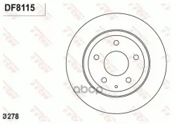 ���� ��������� | ��� | Mazda 6 Saloon (GJ, GL) 2.0 12.2012 - Mazda 6 Saloon (GJ, GL) 2.5 01.2013 - TRW ���. DF8115 DF8115 ����