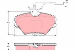 ������� ��������� �������� | ����� | Renault Laguna 1.8i/2.0i/2.2D 93-98Renault Laguna I 1993 - 2001 TRW ���. GDB1087 GDB1087 ����