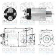 ����������� ���� �������� Hyundai H1-StarexMitsubishi Pajero 2.5 TD MEAT Doria ���. 46167 46167 ����