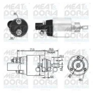 ����������� ���� �������� Audi A3 (8P1)VW Golf V 1.9,2.0 TDI MEAT Doria ���. 46181 46181 ����