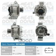 ��������� 14V 124A Ford Mondeo III MEAT Doria ���. 5514288 5514288 ����
