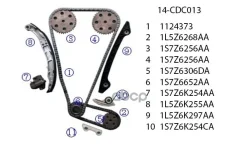�������� ���� ��� Ford 2.3 (1124373 / 2 ����, ���������� ���+��, ������, �����������, ���������) Daimler, FORD, Mazda United Motors ���. 14CDC013 14CD...