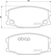 ������� ��������� �������� | ����� / ��� | (PF-3407) Mitsubishi Canter, Rosa Nisshinbo ���. NP3024 NP3024 ����