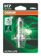 ����, ������ 64210ULT-1BL ����� H7 12V 55W PX26d Ultra LIFE 1 ��. 55W 12V PX26d Osram ���. 64210ULT01B 64210ULT01B ����