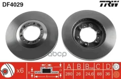 ���� ��������� | ����� | Isuzu TFR/TFS 1990 - 2000, Trooper 1991 Isuzu Trooper 1991 TRW ���. DF4029 DF4029 ����
