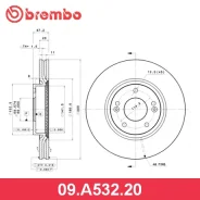 ���� ��������� ��������! Hyundai i30 1.6/2.0/1.6D/2.0D 07 09. A532.20 Brembo 09A53220 09A53220 ����