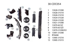 �������� ���� ��� Nissan VQ35DE 2001-2005 (3 ����+3 ����������+ �����������+3 ���������)(13028-31U00) Nissan United Motors ���. 30CDC054 30CDC054 ����