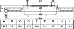 ���� ��������� | ����� ����/��� | Nissan Maxima 94- Blitz ���. BS0520 BS0520 ����