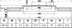 ���� ��������� | ��� | KIA Ceed/Soul 12- Blitz ���. BS0469 BS0469 ����