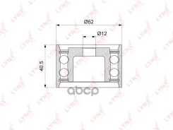 ����� �������� ����� ��� Toyota 5VZ-FE Hilux SURF VZN18_/VZN21_ 98-05 / LAND Cruiser Prado VZJ9_/ VZJ12_ 96-05 / �2 LYNXauto ���. PB3123 LYNXauto PB31...