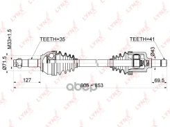 ������ � ����� | ����� ��� | Citroen Jumper III 2.2HDi 06- / Peugeot Boxer III 2.2D 06- / = FR LH LYNXauto ���. CD1045 CD1045 ����