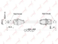 ������ � ����� | ����� ��� | Hyundai Solaris (10-) 1.4, 1.6 / KIA RIO (10-) 1.4, 1.6 [4AT, MT] (+ABS) (FR LH) LYNXauto ���. CD1062A CD1062A ����