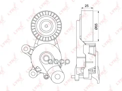 ���������� ����� ��������� ������������ Skoda Octavia/Praktik/YETI 1.4TSI/1.6TSI/1.6 04- / VW POLO V Sedan 1.6 13- (-AC) / GOLF V/Passat/Tiguan/Touran...