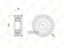 ����� �������� ����� ��� OPEL Astra F/G 1.4-1.8 91-04 / Corsa B 1.4-1.8 93-00 / Vectra B 1.6-1.8 95-00 / Zafira A 1.6-1.8 99-05 LYNXauto ���. PB3022 P...