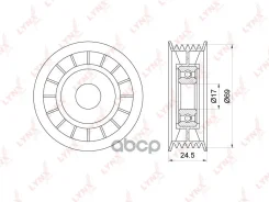����� �������� ��������� ������������ FORD Focus I 1.4/1.6 99-04 LYNXauto ���. PB5162 PB5162 ����