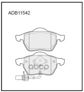 ������� ��������� �������� | ����� | AUDI/Skoda A4 FR 01/03- Allied Nippon ���. ADB11542, ������ ADB11542 ����