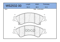 ������� ��������� �������� | ����� | Mazda BT-50 2.2D-3.2D 11, FORD Ranger 2.2D-3.2D 11 Jeenice ���. WS253200 Jeenice WS253200 ����