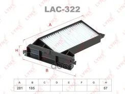 ������ ������ Mitsubishi Galant EA2A, EA3A, EA5A (96-04) LYNXauto ���. LAC322 LAC322 ����