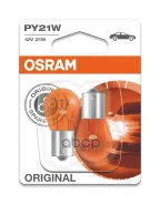����, ������ 7507-2BL �������� ���� PY21W 12V 21W BAU15s Original LINE �������� ������������ �/� (���) 2��. (1�-�) 12V 21W BAU15S ��������� Osram ���....
