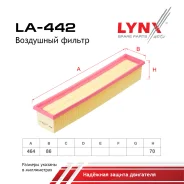 ������ ��������� Mercedes-BENZ C200-230 (W203) 00-02 LYNXauto ���. LA442 LA442 ����