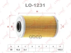 ������ �������� (��������) Mercedes-BENZ 190(W201)2.0-2.5 82-93 / 200-230(W123) 80-85 / G230(W460) 82-92 LYNXauto ���. LO1231 LO1231 ����