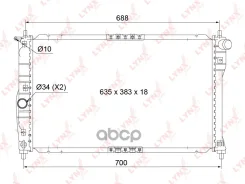 �������� ���������� ������ MT Chevrolet Lanos (97-09) 1.3, 1.5, 1.6 [MT] (A/C+) LYNXauto ���. RB1029 RB1029 ����