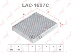 ������ �������� �������� Changan Cs55 17 / Cs75 19 / Cs85 19 / Uni-t 20 / Uni-v 22 LYNXauto ���. LAC1627C LYNXauto LAC1627C ����