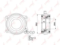 ������� ������ | ��� ����/��� | Mercedes-Benz C-Class (W203, W204) 00-13 LYNXauto ���. WB1474 WB1474 ����