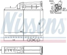 �������� ��������� BMW Serie 5 E34 (87-) Nissens ���. 70502 70502 ����